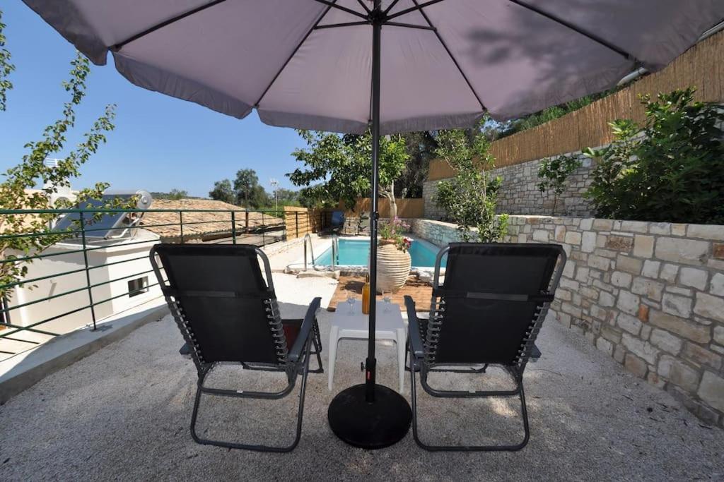Villa Paxos Adamantia With Private Pool Gaios Bagian luar foto
